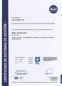 Certificado ISO9001-2015-01